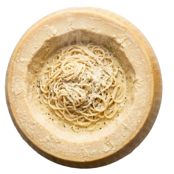 Parmesan Tekerinde Makarna
